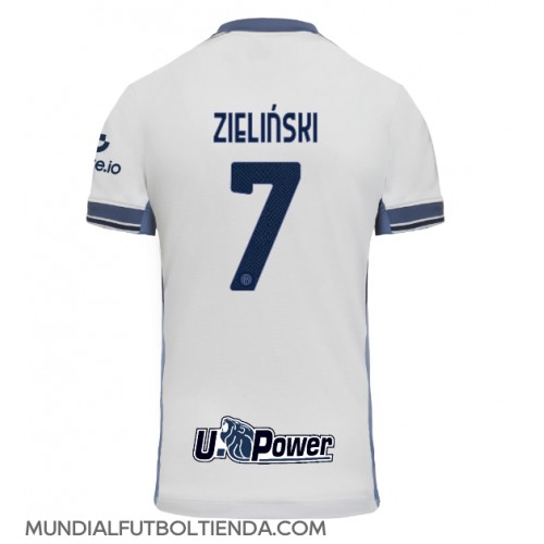 Camiseta Inter Milan Piotr Zielinski #7 Segunda Equipación Replica 2024-25 mangas cortas